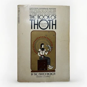 The Book of Thoth Aleister Crowley Egyptian Tarot Lancer 1st PB Occult 1969 Dark - Picture 1 of 9