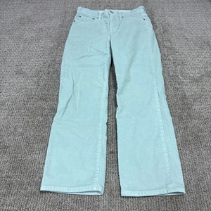 Pantalones J.Crew Vintage Ajustados Rectos Verde Pana Bolsillos Mujer’s Talla 25P - Imagen 1 de 13