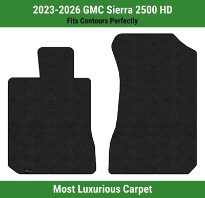 Lloyd Luxe Front Row Carpet Mats for 2023-2026 GMC Sierra 2500 HD  - Image 1 of 4