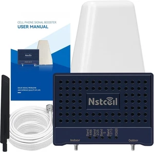 Cell Phone Boosters Cell Booster Up to2500 sq ft Band 66/25/2/4/5/12/13/17 Cell - Picture 1 of 6