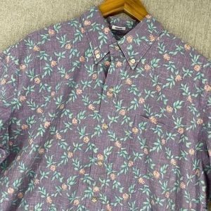 Reyn Spooner Diamond Lily Button Down Shirt Hawaiian Aloha AOP Classic Large - Picture 1 of 10