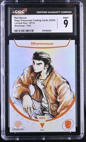 CGC 9 Ryo Hazuki 2025 Sega Dreamcast Cards #115 Shenmue Foil Limited Run Games
