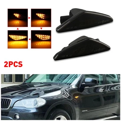 Luz ámbar dinámica 27 LED 2011-2014 BMW X3 SUV F25 2 piezas Foto 1 de 4