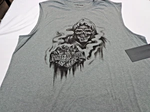 Harley Davidson Smoky Mountains Tank Top Gray Sleeveless Shirt Size XL NEW - Picture 1 of 9