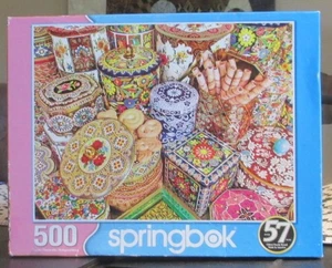 COOKIE TINS BY KELLY DANIELS - 57 - Complete - SPRINGBOK PUZZLE - Imagen 1 de 2