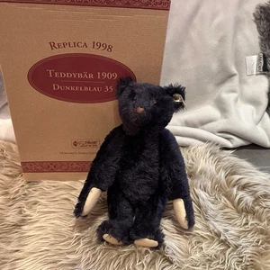 Dunkel Blauer Teddy Bear 1905 - Bild 1 von 3