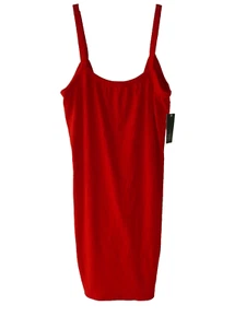 Wild Fable Women's Size Small Scoop Back Ribbed Mini Bodycon Dress Red - Picture 1 of 5