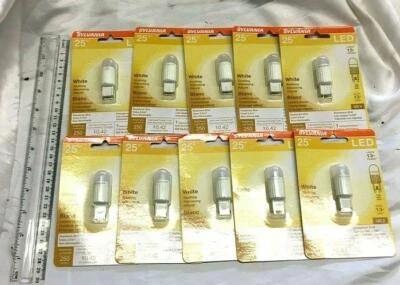 Sylvania Lote de 10 LED 25W 120V Blanco G9 250 Lúmenes 13+ Años Nuevo en Paquete Envío Gratis  Foto 1 de 3