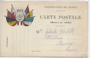 CP Militaria - Guerre 14-18 - 1915 - Touring-Club de France - Picture 1 of 2