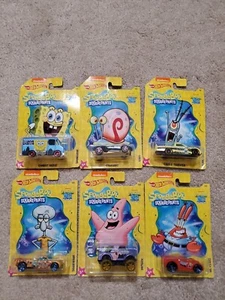 Juego Completo de Pantalones Cuadrados Bob Esponja Hot Wheels + Burger Drive Thru Track - Imagen 1 de 3