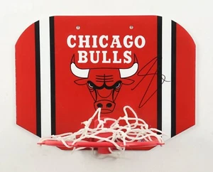 DeMar DeRozan Signed Chicago Bulls Mini Basketball Hoop Backboard (PSA) - Picture 1 of 3