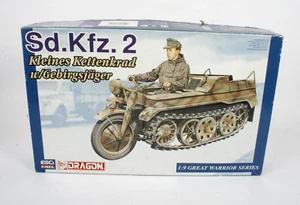 Esci/Ertl-Dragon 1/9th Sd.Kfz.2 Kleines Kettenkrad #1804 **NO FIGURE** - Picture 1 of 3