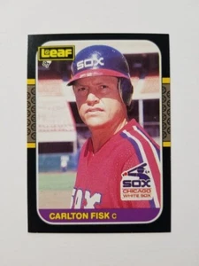 Tarjeta de béisbol CARLTON FISK 1987 HOJA #199 CHICAGO WHITE SOX - Imagen 1 de 2