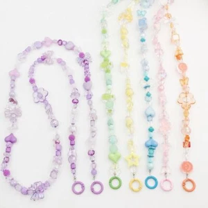 Colorful Mobile Phone Lanyard Chain Beaded Cell Phone Lanyard - Photo 1 sur 14