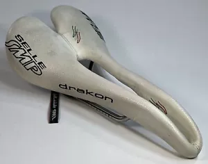 Selle SMP DRAKON 276x139mm INOX Stainless Rail TEST Leather Saddle EXCELLENT - Picture 1 of 7