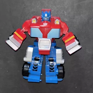 Optimus Prime Transformers Rescue Bots Academy Classic Heroes Team Hasbro 2 in 1 - Picture 1 of 12