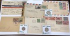 Panama Canal Zone Postage Stamp & Coin Lot, Silver 1/4 Balboa, Mostly 1930s RARE