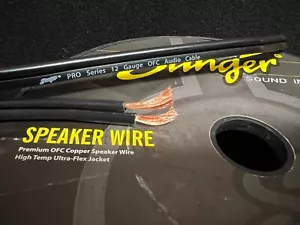 Stinger SPW512BK Filo altoparlante nero calibro 12 - 25 piedi - Foto 1 di 12