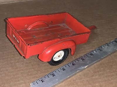 Vintage Heavy Pressed Steel Tru-Scale Trailer - Image 1 of 4