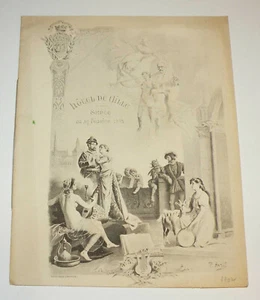 Abendprogramm im Rathaus vom 27.02.1903 Paris (L154) - Bild 1 von 4