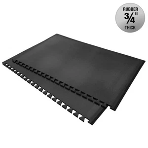 BigLok 6' x 8' Rubber Platform Mat, 3/4 Thick" - Picture 1 of 6