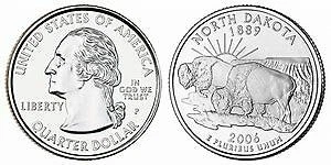 2006 P North Dakota State Quarter BU Brilliant Uncirculated Coin Cover