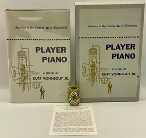 1952 PIANO PLAYER Vonnegut First Edition Library ARTIFICIAL INTELLIGENCE Scary! - Picture 1 of 19