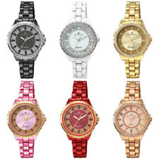 38mm Montres Carlo Womens Fashion Luxury Ladies Stones Quartz Wrist Dress Watch 