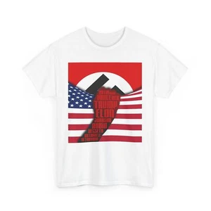 Anti-Trump Anti-Nazi T-Shirt Fascist Deport Elon Democrat Liberal Shirt - Picture 1 of 29