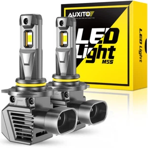 AUXITO 9012 HIR2 LED Headlight Kit Bulb High Low Beam White 50000LM Super Bright - Picture 1 of 9