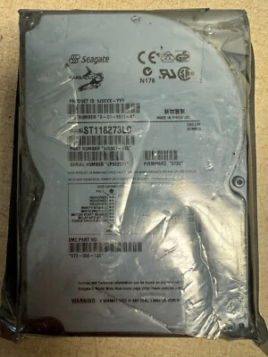 New Seagate Barracuda Model ST118273LC 18GB Part:9J5007-030 SCSI Hard Drive - Image 1 of 2