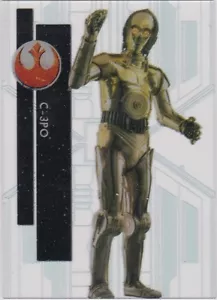 STAR WARS 2015 TOPPS HIGH TEK 7 C-3PO FORM 1 PATTERN 4 VADER'S TIE FIGHTER - Picture 1 of 2