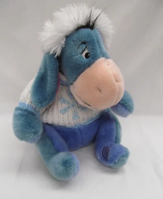 Disney Store Eeyore /Winnie the pooh with special winter jumper & Hat pre-owned - Image 1 of 4
