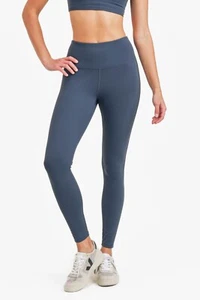 MONO B APH-A034 BRONZE TACTEL-LYCRA HIGH-IMPACT LEGGINGS IN LAGUNA BLUE SIZE SM - Picture 1 of 5