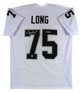 Raiders Howie Long "HOF 00" Authentic Signed White Pro Style Jersey BAS Witness - Picture 1 of 3