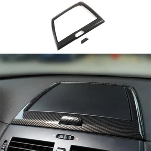 ABS Carbon Fiber Console Dashboard Storage Box Frame Decor For BMW X3 2006-2010 - Picture 1 of 9