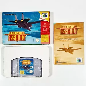 ©1997 NINTENDO 64 Video System AEROFIGHTERS ASSAULT Asian Version jap. NTSC CIB - Bild 1 von 2