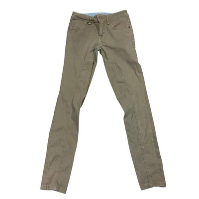 Burberry Pilton Skinny Ankle Pants Womens 24W Tan 28" Inseam - Image 1 of 4