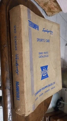 Catalogo Ricambi Parti di Ricambio Triumph Spitfire MK3 Sports Car Originale !!! - Immagine 1 di 4
