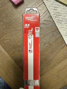 NEW Milwaukee Tool 25pcs  12"  And 25pcs 9” 18 Tpi Sawzall Blades Pk 50 - Picture 1 of 1