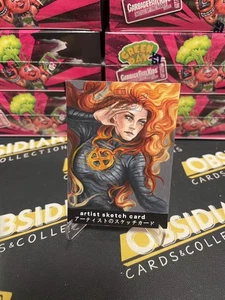 2025 Rivals Japan Studio MARVEL Phoenix Jean Grey AP Sketch Card 1/1 - Picture 1 of 2