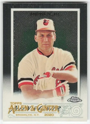 2020 Topps Allen & Ginter X #98 Cal Ripken Jr. BASEBALL Baltimore Orioles - Image 1 of 2