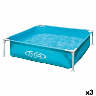 Piscina infantil Intex Mini Frame Azul Cuadrada 342 L 122 x 30 x 122 cm [3 Un - Imagen 1 de 4