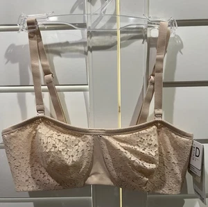 Sujetador sin tirantes convertible inalámbrico Chantelle Nude Norah 13FM talla 32 D nuevo con etiquetas $78 - Imagen 1 de 3