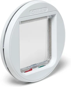 Cat Mate 4-Way-Locking Glass Fitting Cat Flap (210) - Secure Lockable Door fo... - Picture 1 of 12