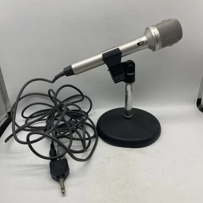 Vintage Realistic Stereo Back Electret Condenser Microphone 33-1085 Desk Stand 2 - Image 1 of 4