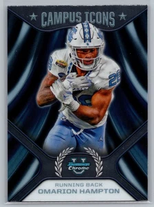 Iconos de campus Omarion Hampton 2024 Bowman University cromados #CI-9 - Imagen 1 de 2