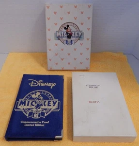 Sesenta años Mickey Mouse SteamBoat Willie 1928-88 1 oz plata .999 prueba numerado - Imagen 1 de 22