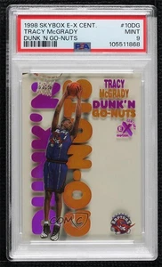 Skybox E-X Century Dunk'N Go-Nuts 1998-99 Tracy McGrady #10DG PSA 9 como nuevo patio - Imagen 1 de 3