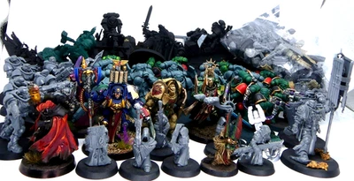 Warhammer 40k Dark Angels Spares / Repairs / Damaged / Conversions /Bits Job Lot - Image 1 of 4